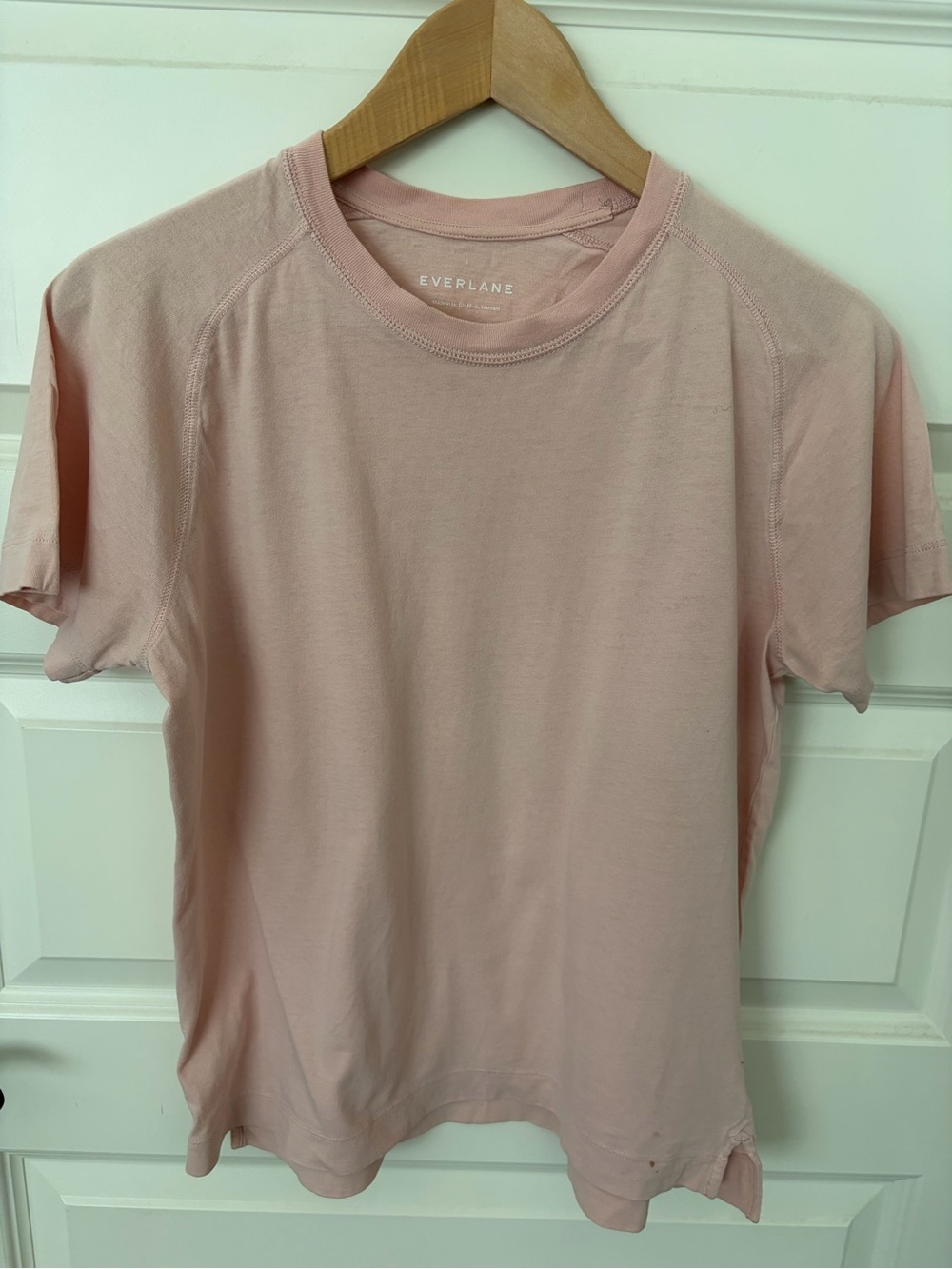 Everlane Crew Neck Tee in Blush